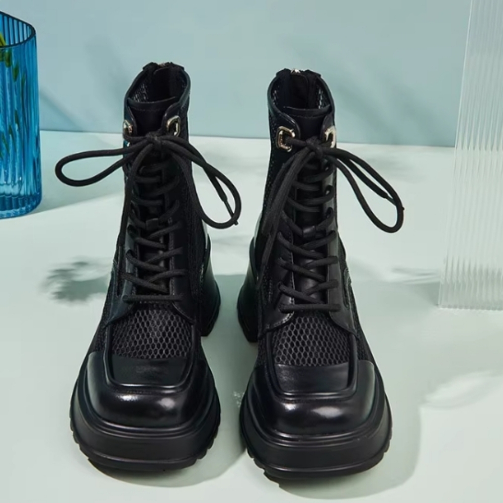 women shoes Lace Up Boots - Picture 4 of 5